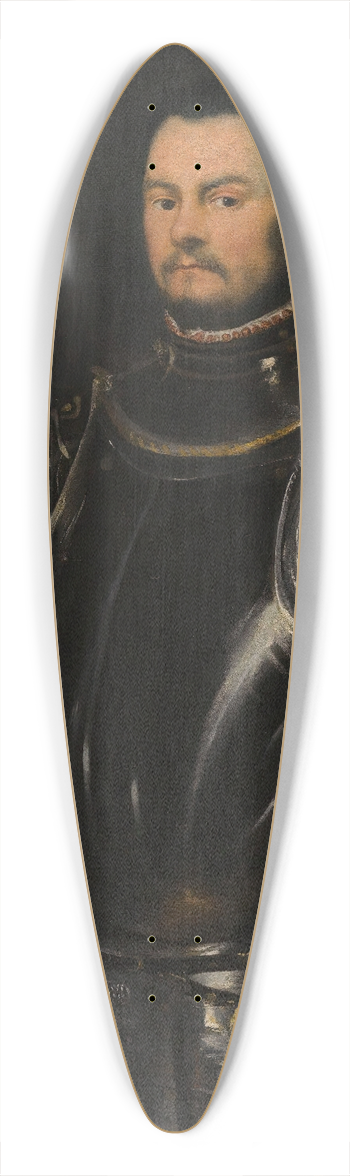 Jacopo Tintoretto - Portrait Of A Young Bearded Man 39.3 inch art pintail longboard deck