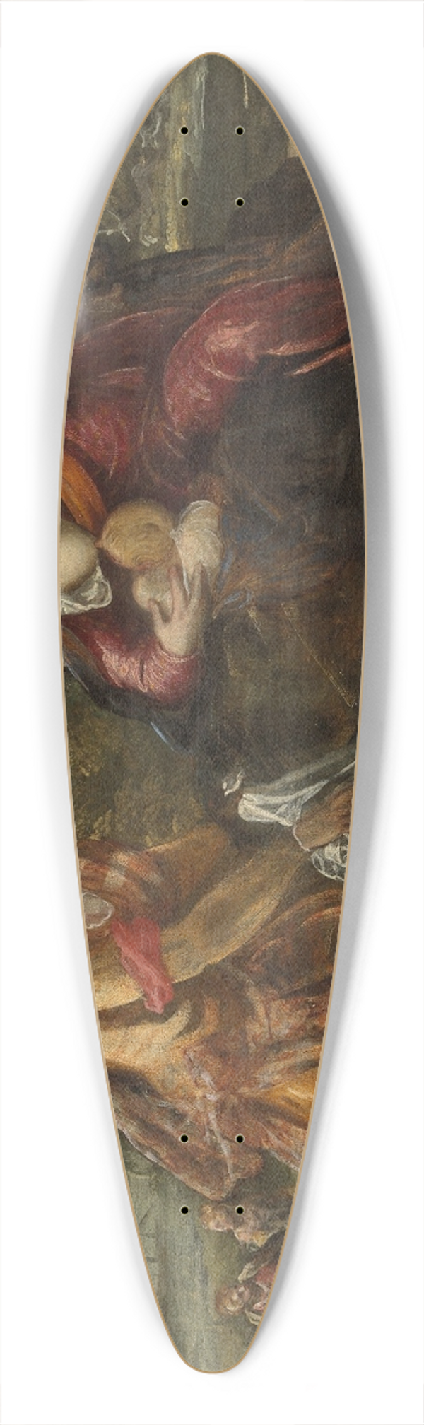 Jacopo Tintoretto - The Finding of Moses 39.3 inch art pintail longboard deck