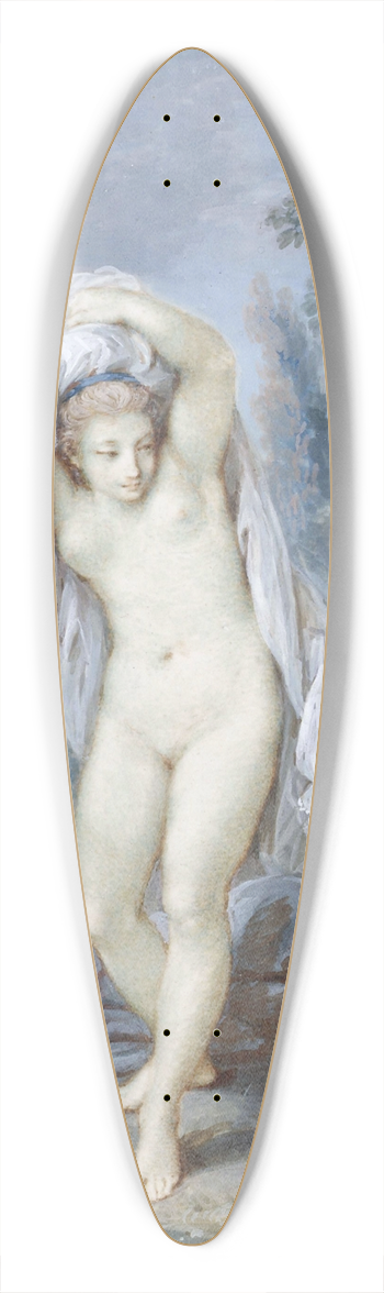 Jacques Charlier - Le Bain de Vnus 39.3 inch art pintail longboard deck