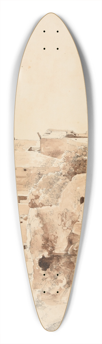 Jacques-Raymond Brascassat - Sorrente; maison 39.3 inch art pintail longboard deck