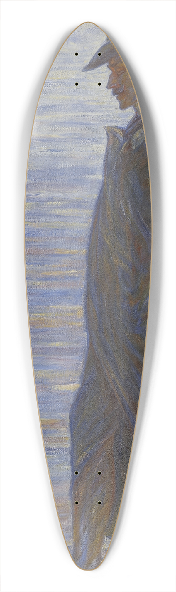 J.A.G. Acke - The Poet. Verner von Heidenstam, Author 39.3 inch art pintail longboard deck