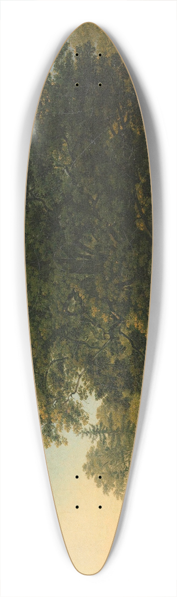 Jakob Alt - Landschaft mit weidenden Khen 39.3 inch art pintail longboard deck