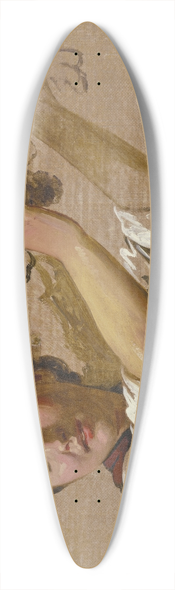 Jakob Becker - Brustbild eines Bauernmdchens 39.3 inch art pintail longboard deck