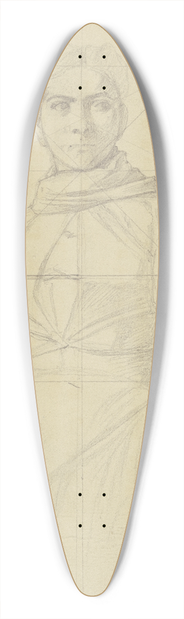 Jakob Becker - Farm girl 39.3 inch art pintail longboard deck