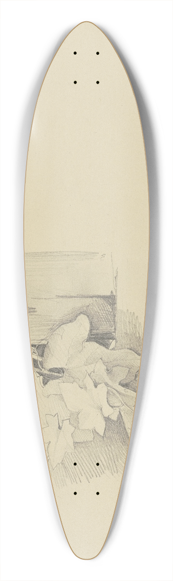 Jakob Becker - Ivy 39.3 inch art pintail longboard deck