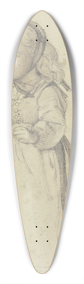 Jakob Becker - Little farmgirl 39.3 inch art pintail longboard deck
