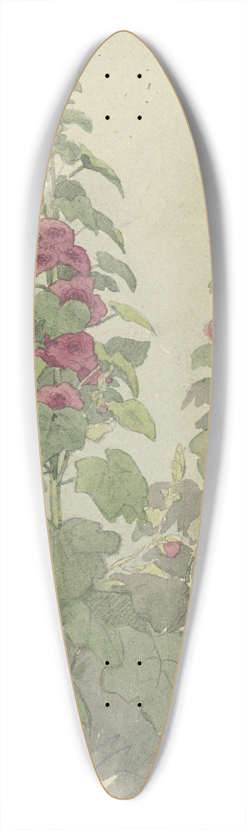 Jakob Becker - Rosellas 39.3 inch art pintail longboard deck