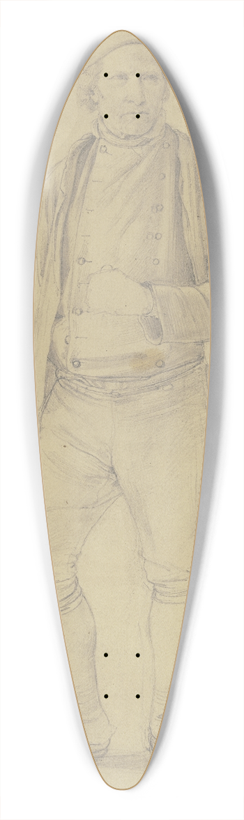 Jakob Becker - Stehender Bauer mit Zipfelmtze 39.3 inch art pintail longboard deck