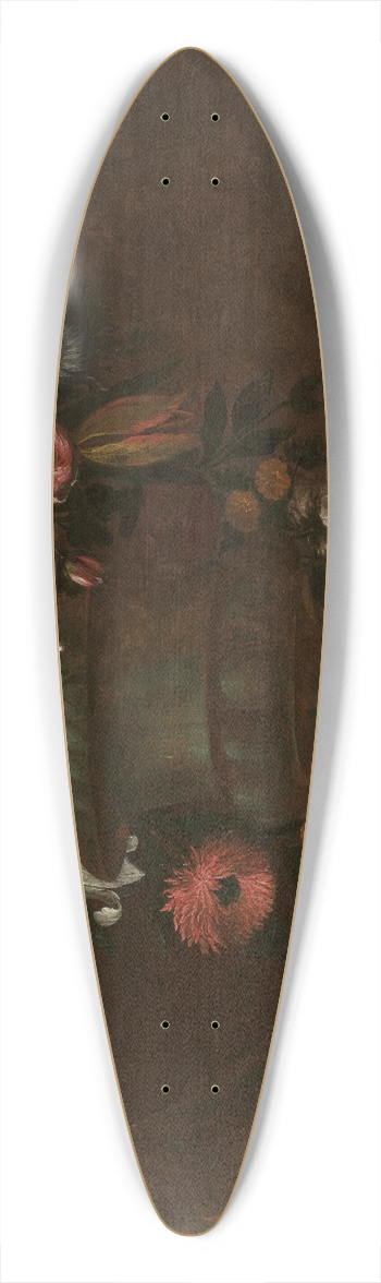 Jakob Bogdny - Still life with a parrot 39.3 inch art pintail longboard deck