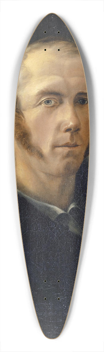Jakob Christoph Miville - Self-Portrait 39.3 inch art pintail longboard deck