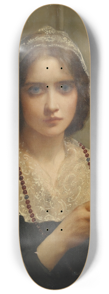 Charles Edward Hall - At Vespers 8.25 inch art skate deck