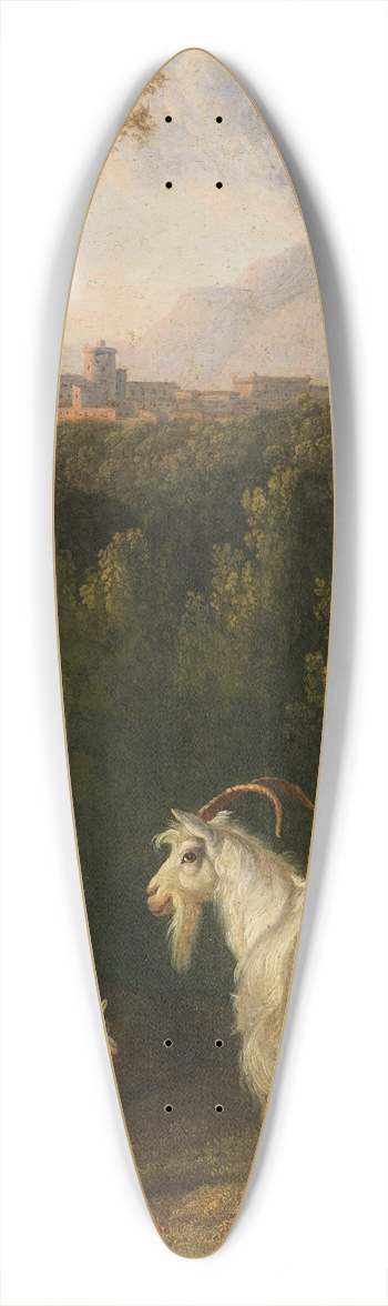 Jakob Philipp Hackert - Ziege am Bachlauf 39.3 inch art pintail longboard deck