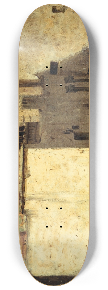 Charles-Emile Cuisin - Toits de Paris 8.25 inch art skate deck