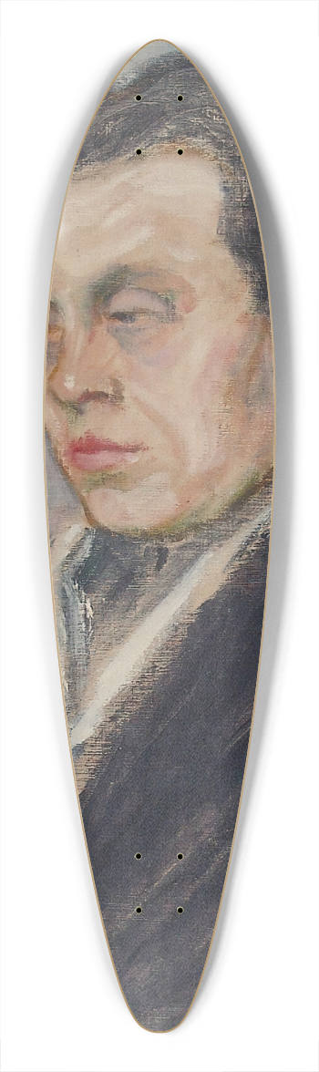 Jalmari Ruokokoski - Portrait Of A Man (Yrj Ramstedt) 39.3 inch art pintail longboard deck
