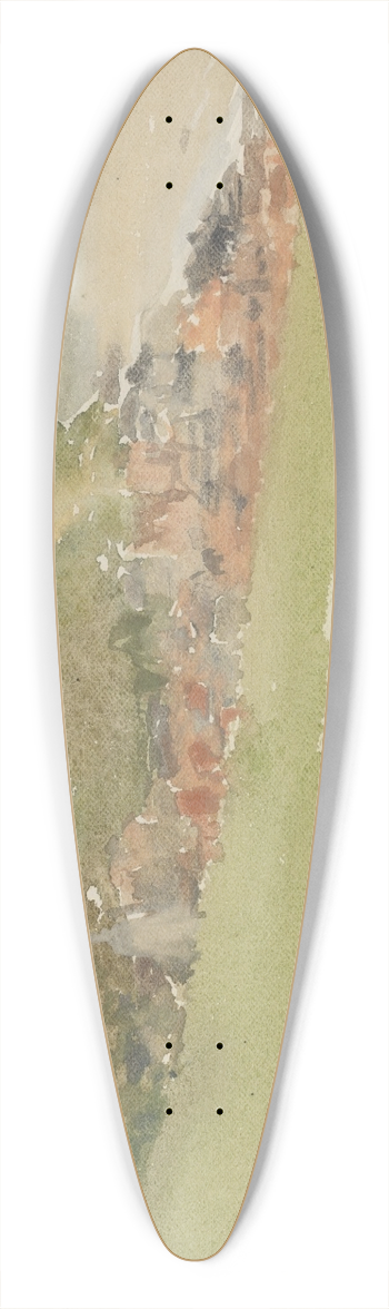 James Abbott McNeill Whistler - Hastings 39.3 inch art pintail longboard deck