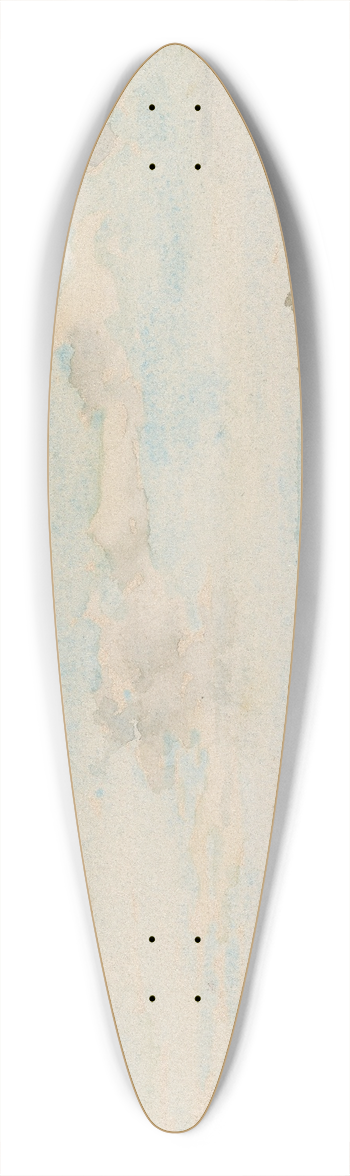 James Abbott McNeill Whistler - Note in Blue and OpalJersey 39.3 inch art pintail longboard deck