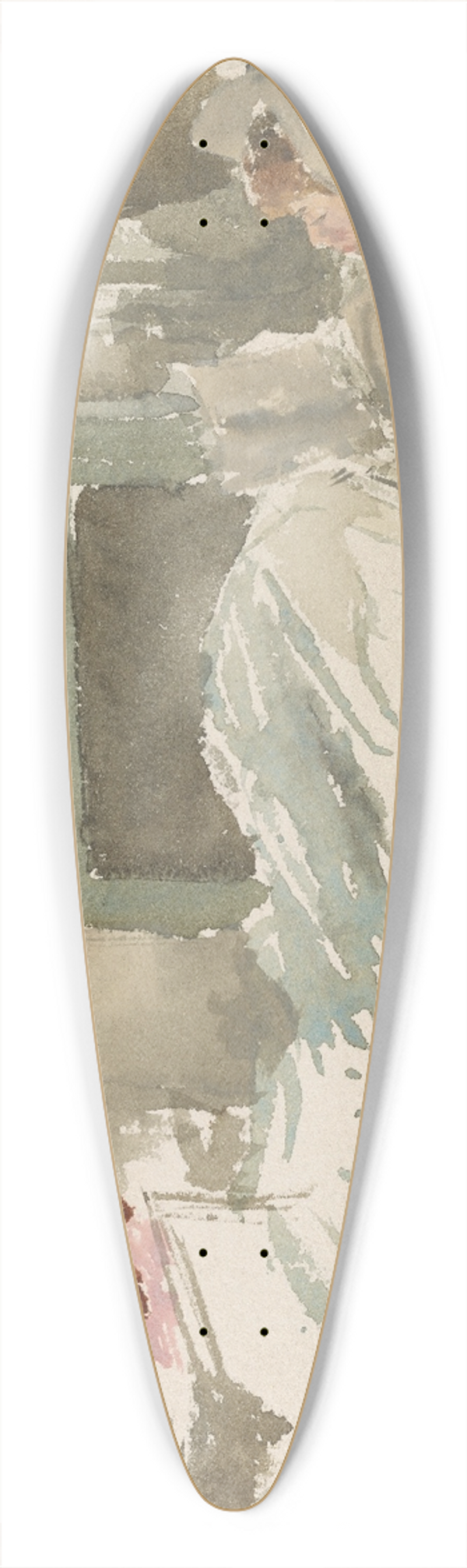 James Abbott McNeill Whistler - Resting in Bed 39.3 inch art pintail longboard deck