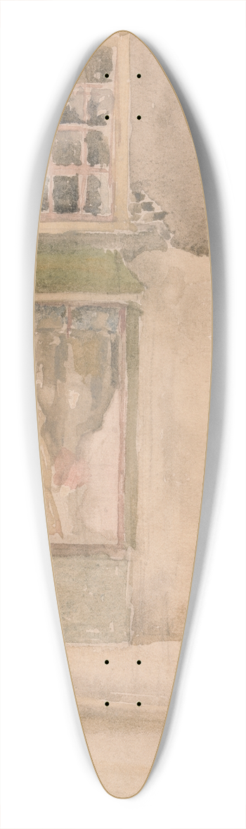 James Abbott McNeill Whistler - The Dressmakers Shop 39.3 inch art pintail longboard deck