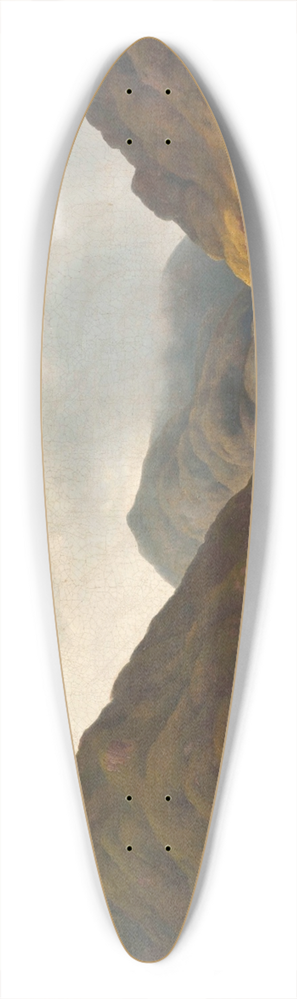 James Arthur O'Connor - A View Of Fin Lough And Delphi Lodge 39.3 inch art pintail longboard deck