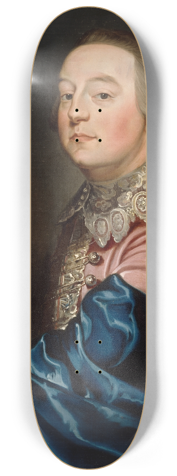 Charles Exshaw - Portrait of a Man 8.25 inch art skate deck