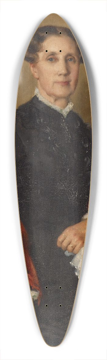 James Carroll Beckwith - Portrait of Mrs. William C. Bartlett 39.3 inch art pintail longboard deck