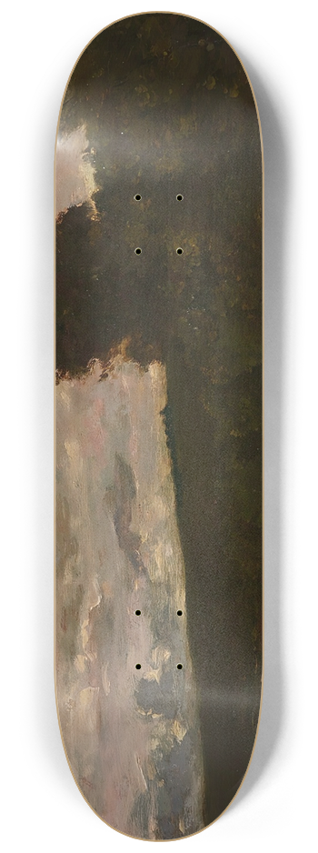 Charles Franois Daubigny - Bord De Rivire 8.25 inch art skate deck