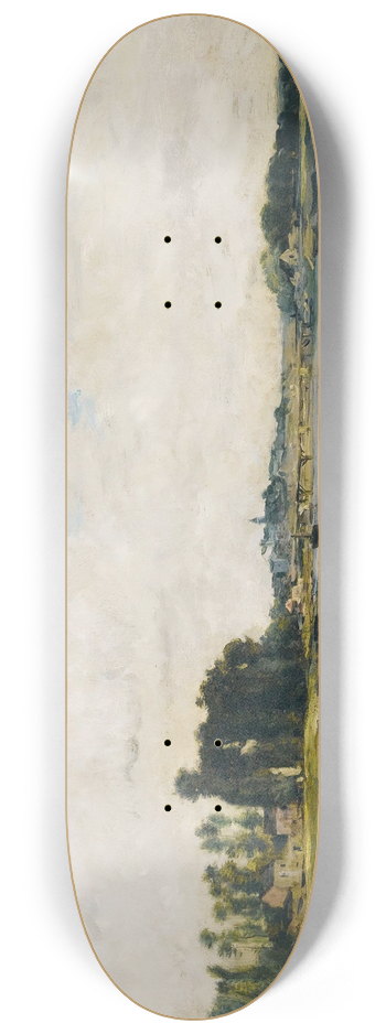 Charles Franois Daubigny - Conflans 8.25 inch art skate deck