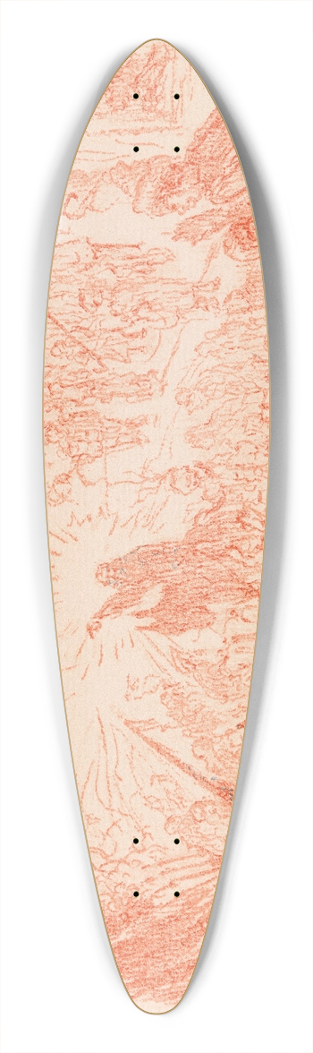 James Ensor - Entry into Jerusalem 39.3 inch art pintail longboard deck
