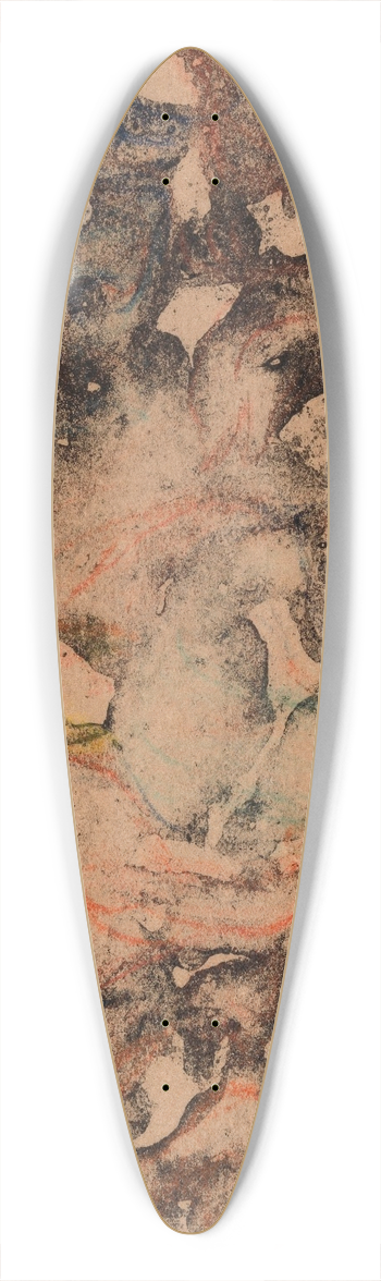 James Ensor - Frieze with Little Monsters 39.3 inch art pintail longboard deck