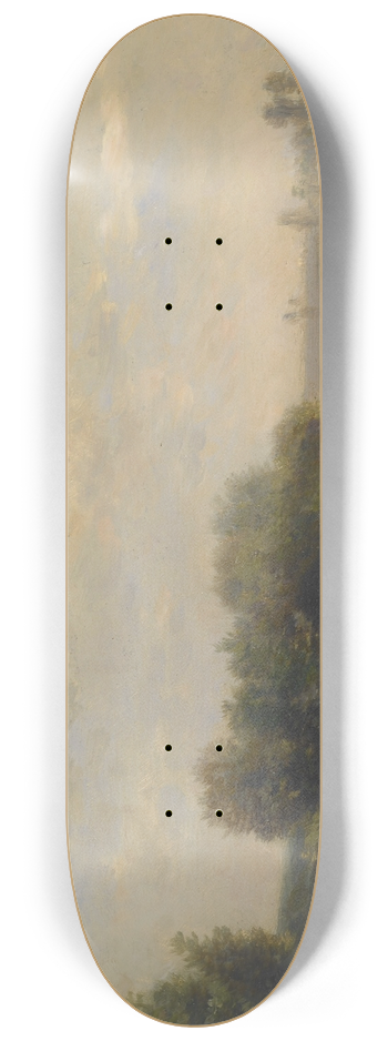 Charles Franois Daubigny - On the Oise 8.25 inch art skate deck