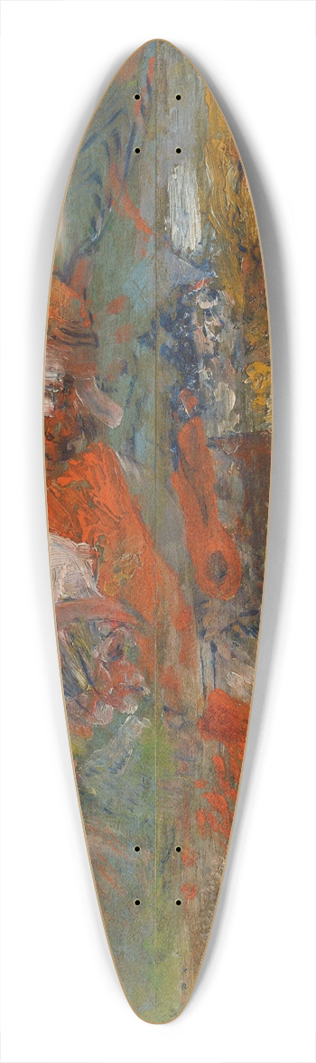 James Ensor - Scne carnavalesque 39.3 inch art pintail longboard deck