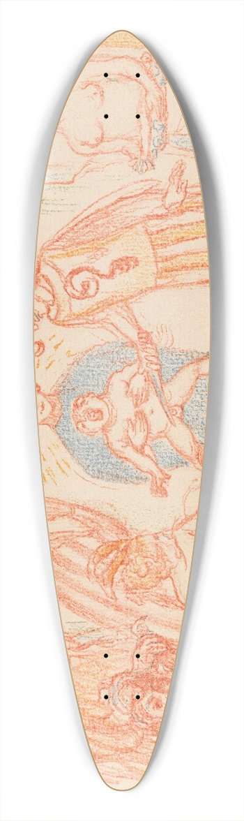James Ensor - The Circumcision 39.3 inch art pintail longboard deck