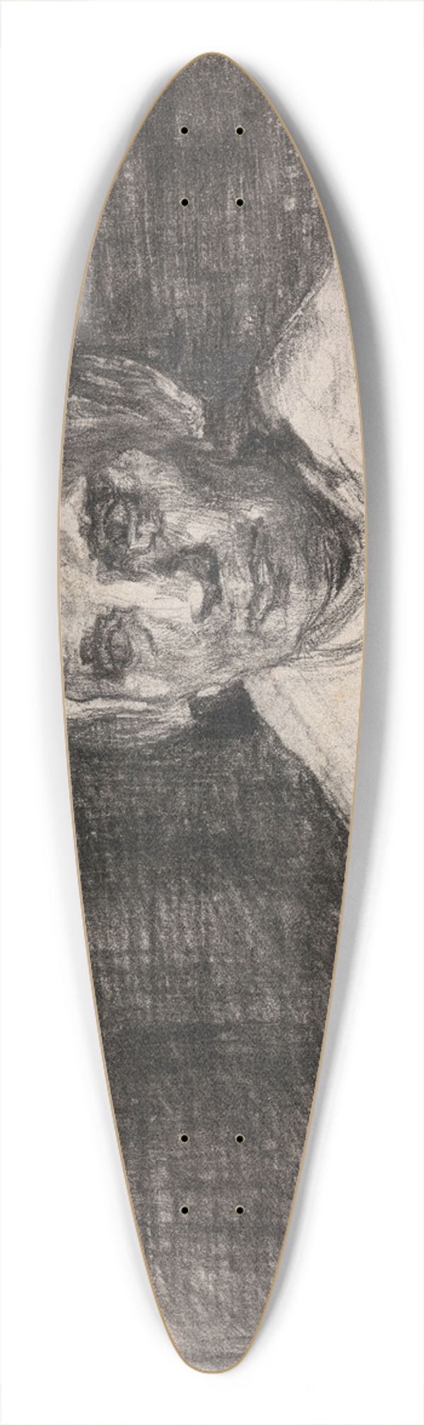 James Ensor - The Regentesses of the Old Mens Almshouse in Haarlem 39.3 inch art pintail longboard deck