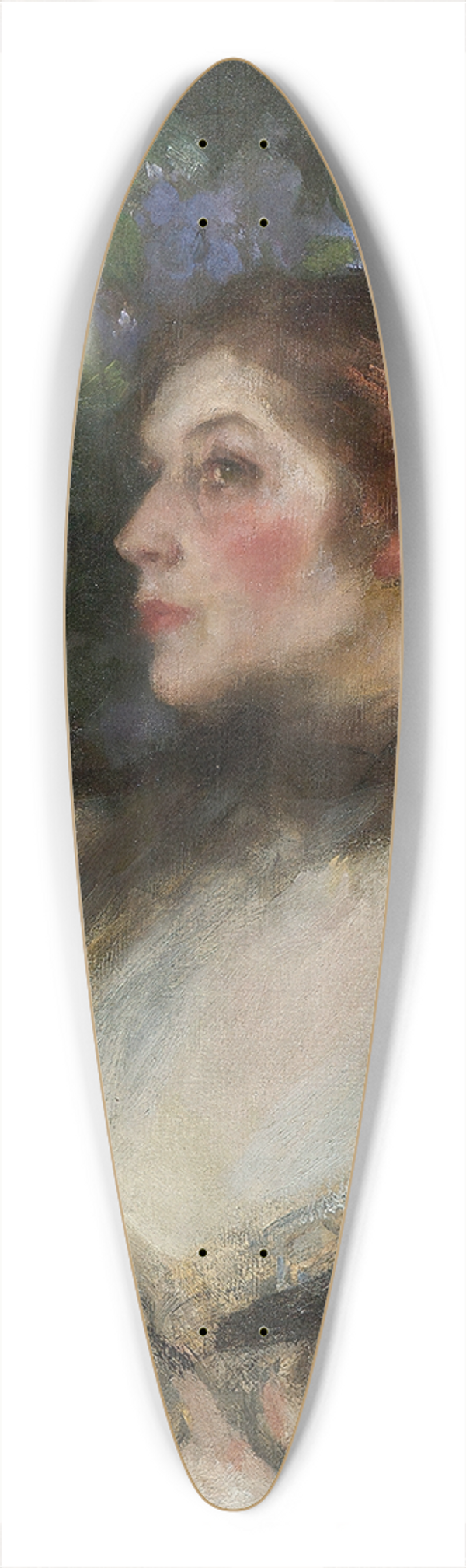 James Jebusa Shannon - Florence Shannon 39.3 inch art pintail longboard deck