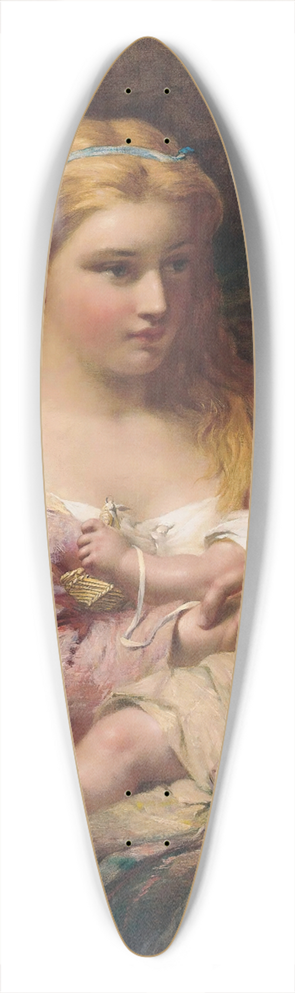 James John Hill - Sweet dreams 39.3 inch art pintail longboard deck