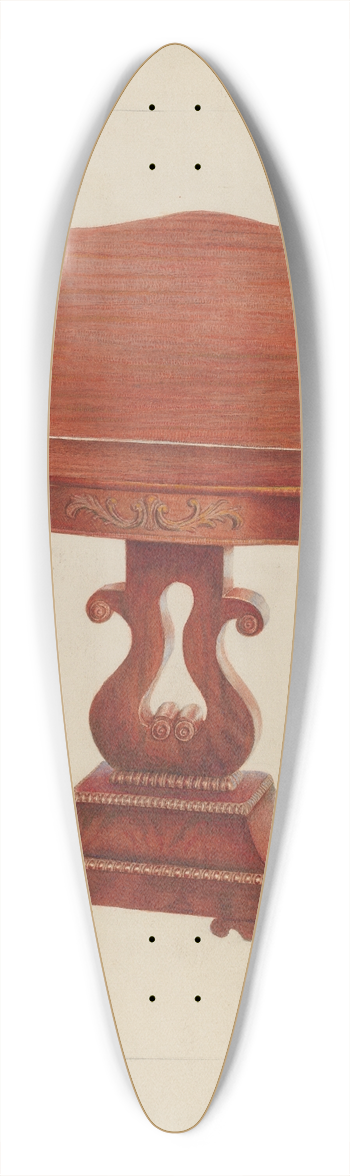 James M. Lawson - Wall Table 39.3 inch art pintail longboard deck