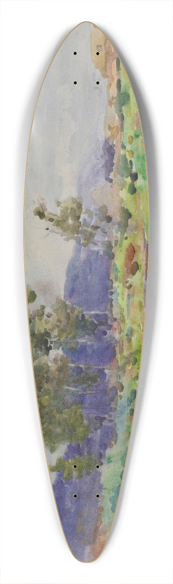 James Nairn - Silverstream 39.3 inch art pintail longboard deck