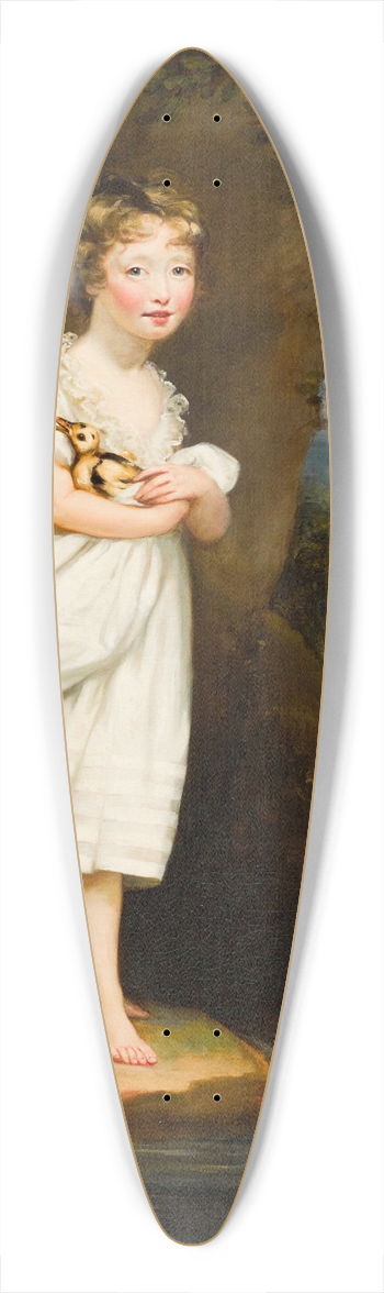 James Northcote - Portrait of Charlotte Leycester 39.3 inch art pintail longboard deck