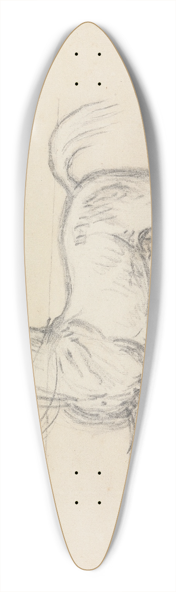 James Seymour - Flying Childers Galloping to Left; Bridled but not Saddled 39.3 inch art pintail longboard deck