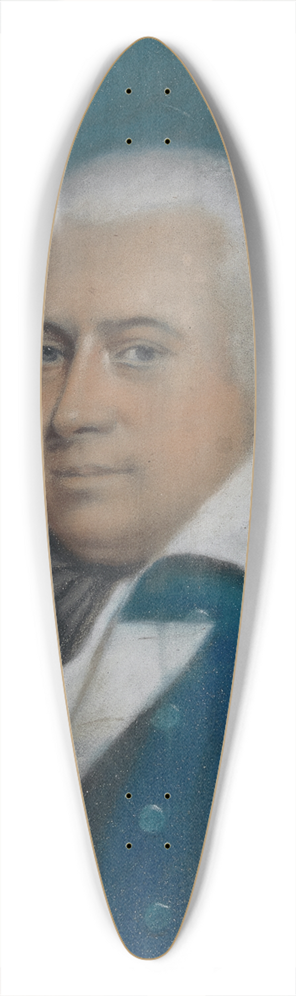 James Sharples - Gen. James Wilkinson 39.3 inch art pintail longboard deck