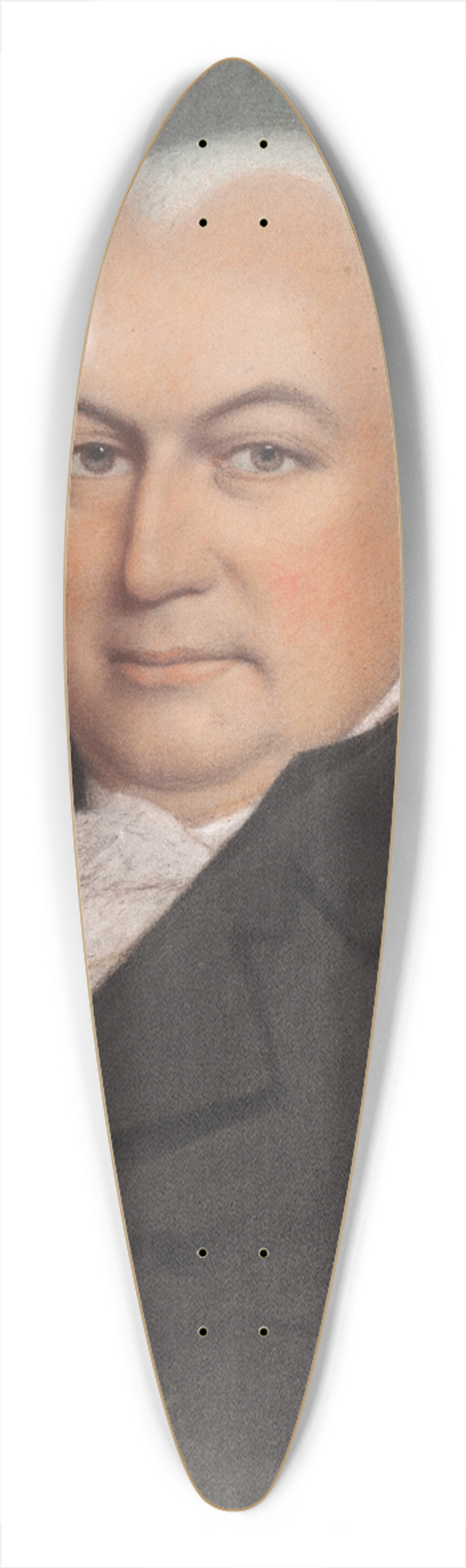 James Sharples - Gouverneur Morris 39.3 inch art pintail longboard deck