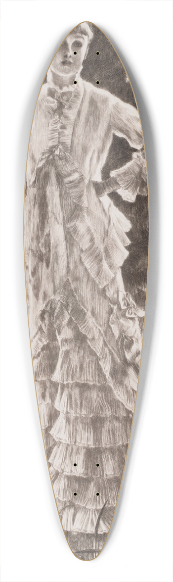James Tissot - Printemps 39.3 inch art pintail longboard deck