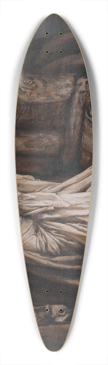 James Tissot - The Birth of Our Lord Jesus Christ 39.3 inch art pintail longboard deck