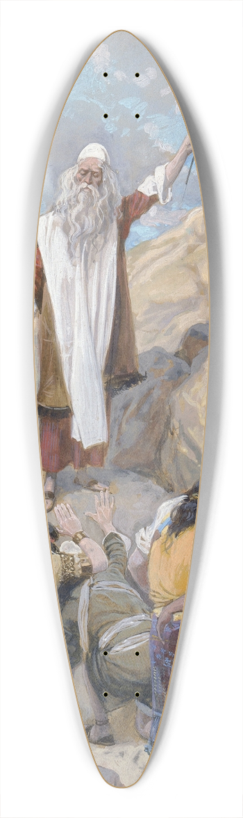 James Tissot - The Brazen Serpent 39.3 inch art pintail longboard deck