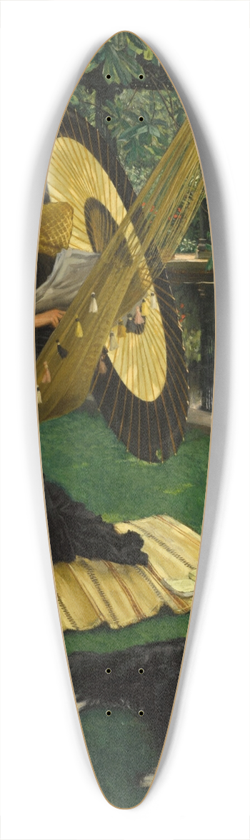 James Tissot - The Hammock 39.3 inch art pintail longboard deck