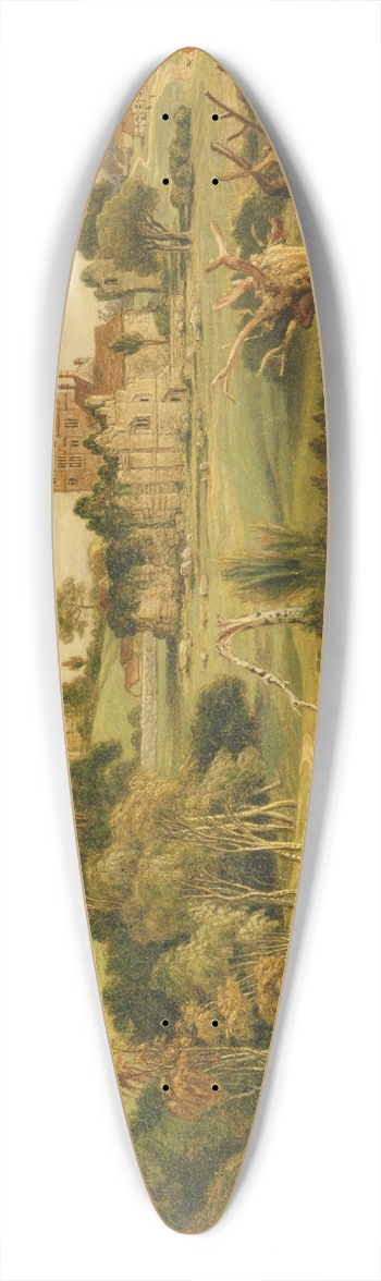 James Ward - Kenilworth Castle, Warwickshire 39.3 inch art pintail longboard deck