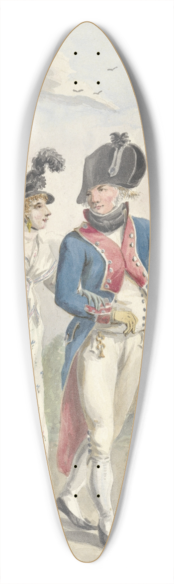 Jan Anthonie Langendijk - Bataafse officier der 1ste Halve Brigade, 1801 39.3 inch art pintail longboard deck