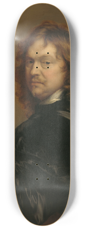 Adriaen Hanneman - Self Portrait 8.25 inch art skate deck