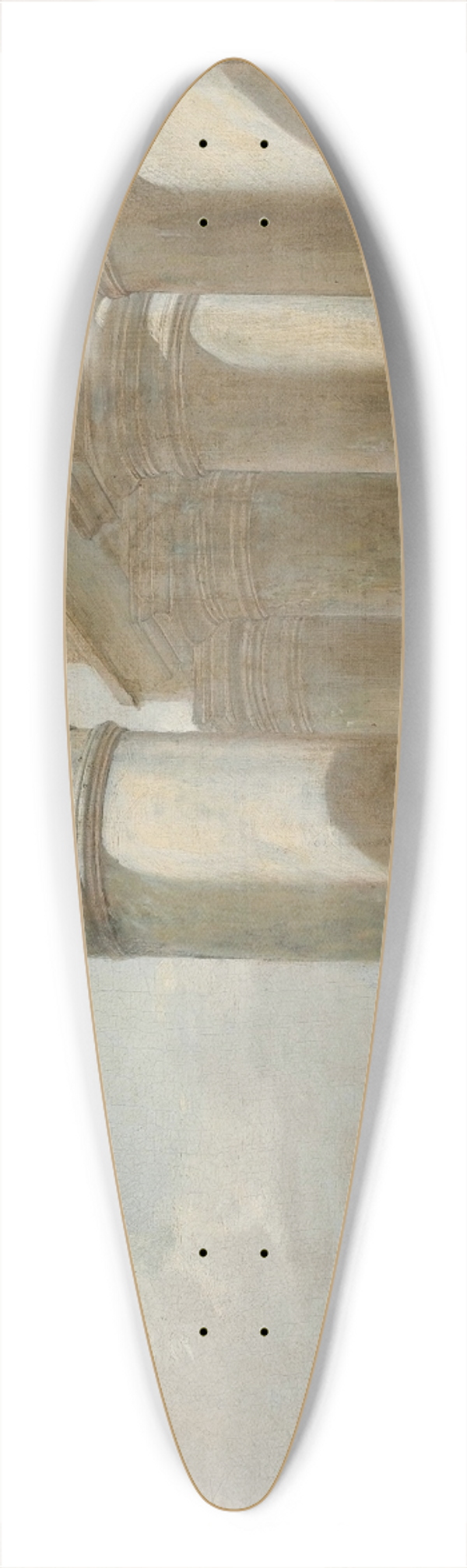 Jan Baptist Weenix - A Roman Temple With Cattle Herders 39.3 inch art pintail longboard deck