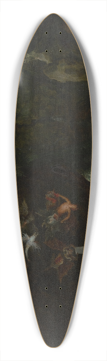 Jan Brueghel The Elder - The Temptation of SaintAnthony 39.3 inch art pintail longboard deck